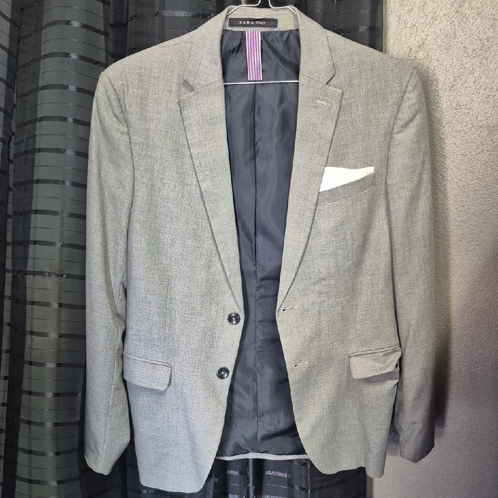 Zara Light Gray Men's Blazer